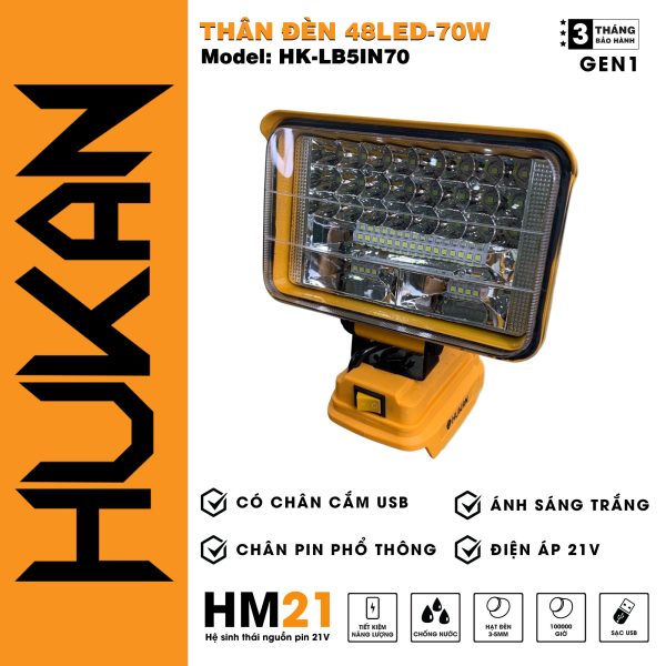 Thân đèn 48 led 70W HK-LB5IN70