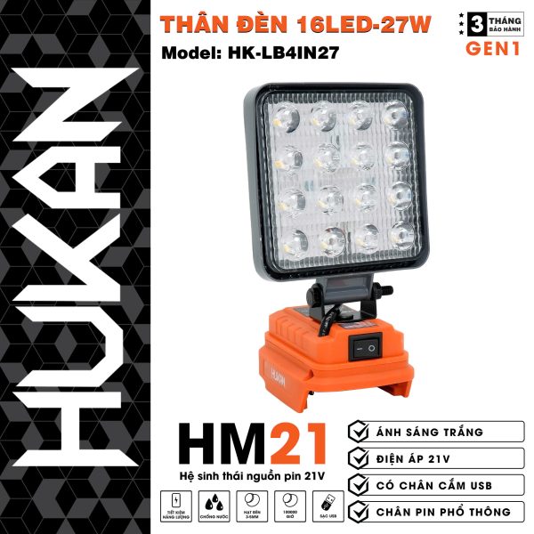 Thân đèn 16led 27W HK-LB4IN27