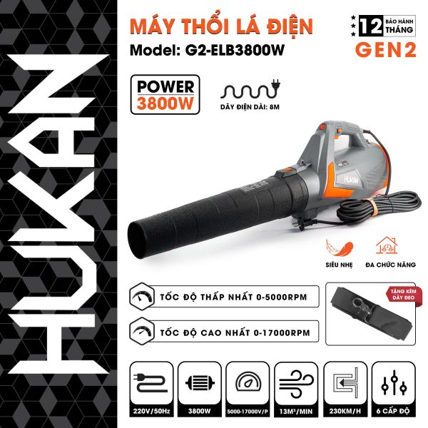 Máy thổi lá điện siêu to G2-ELB3800W